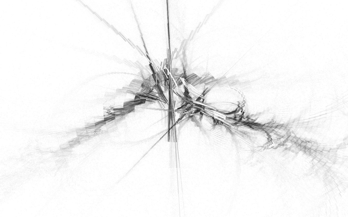 abstract line art sketch
