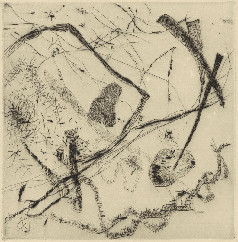 Abstract line drawing artwork