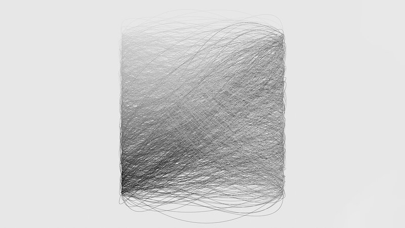 Abstract Line Drawing — Gray