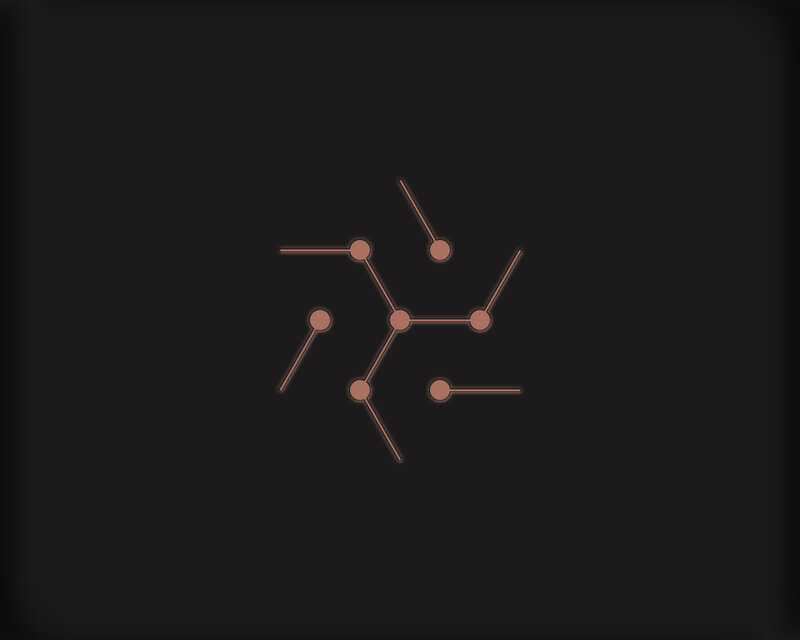 Abstract Line Network — Brown