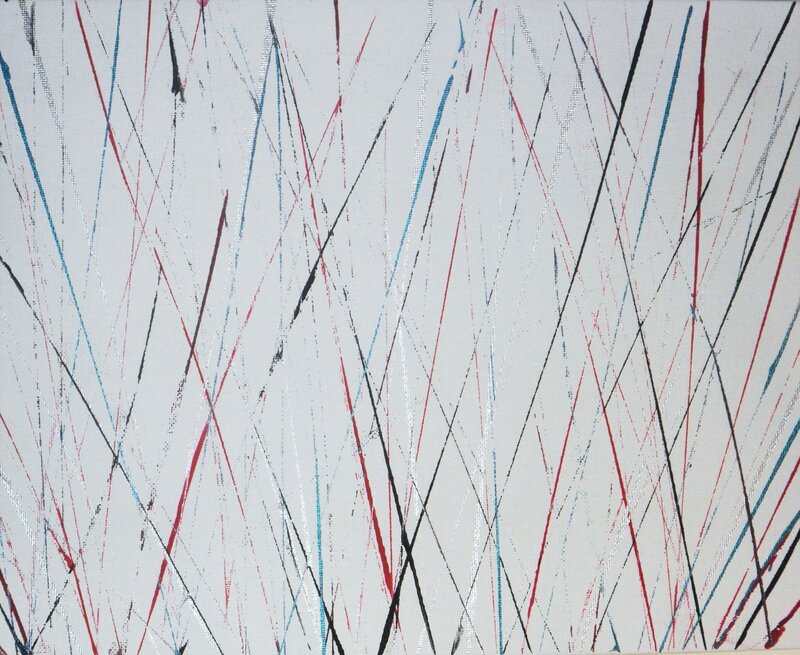 Abstract Line Painting