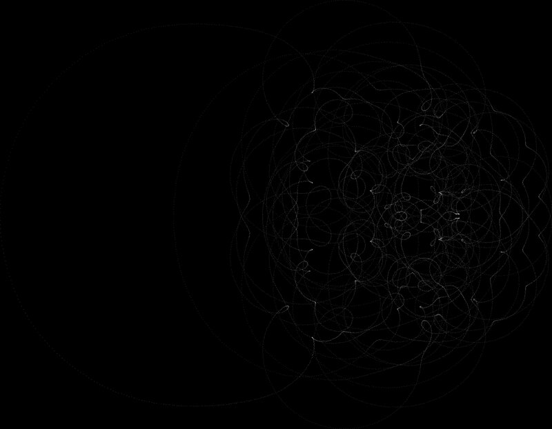 Abstract Line Pattern — Black, Calm, Lines