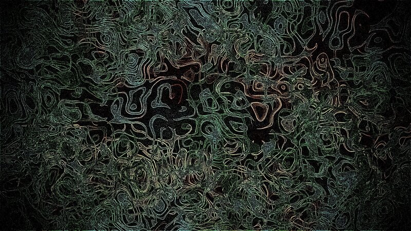 Abstract Line Pattern — Black, Chaotic