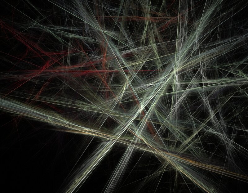 Abstract Line Pattern — Black, Dynamic