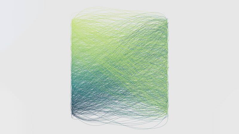 Abstract Line Pattern — Green
