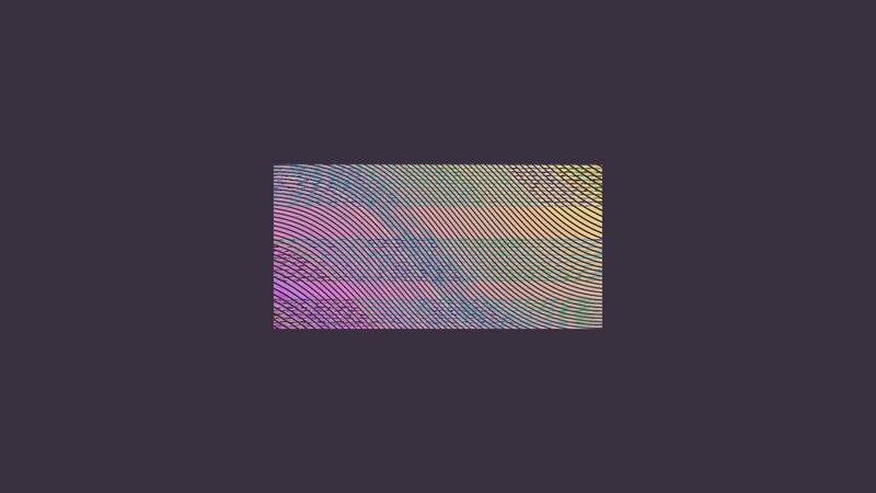 Abstract Line Pattern — Purple