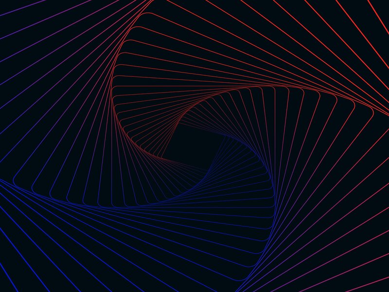 Abstract line spiral pattern