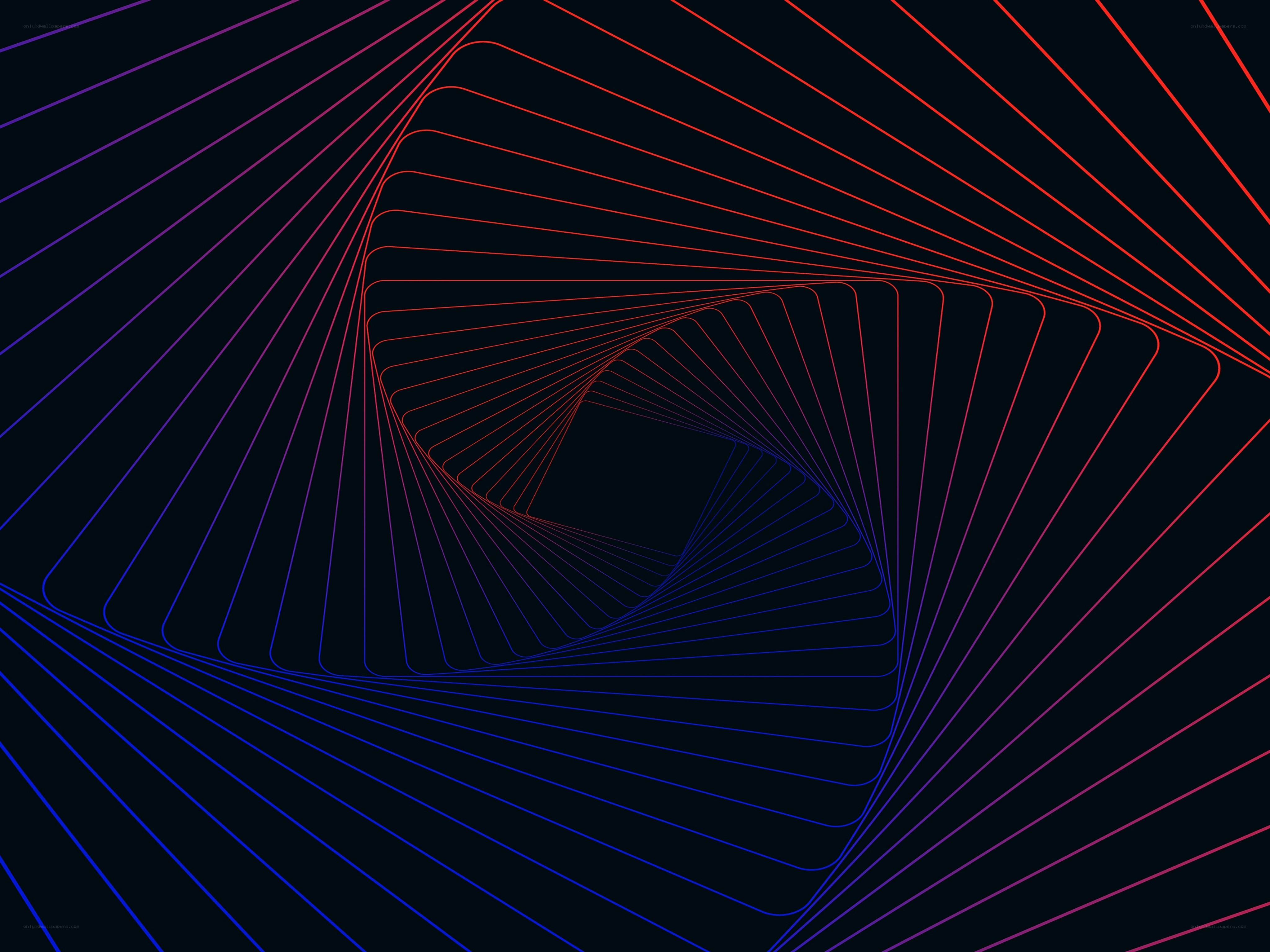 Abstract line spiral pattern