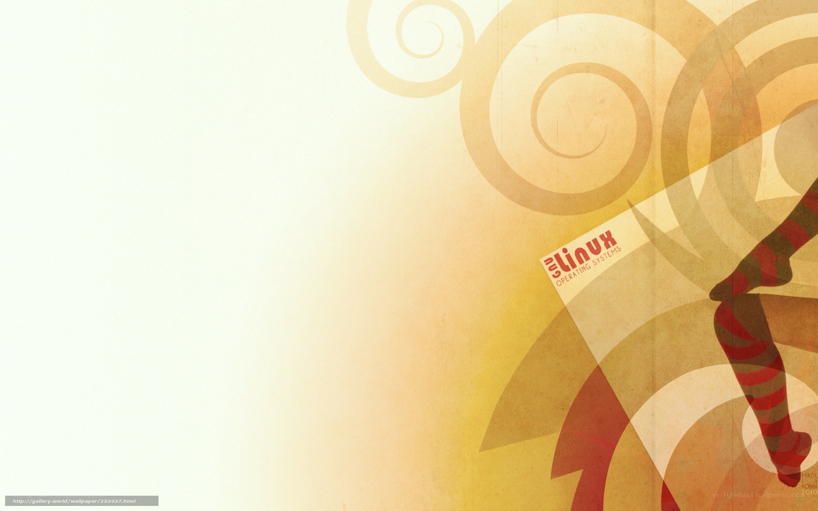 abstract linux wallpaper