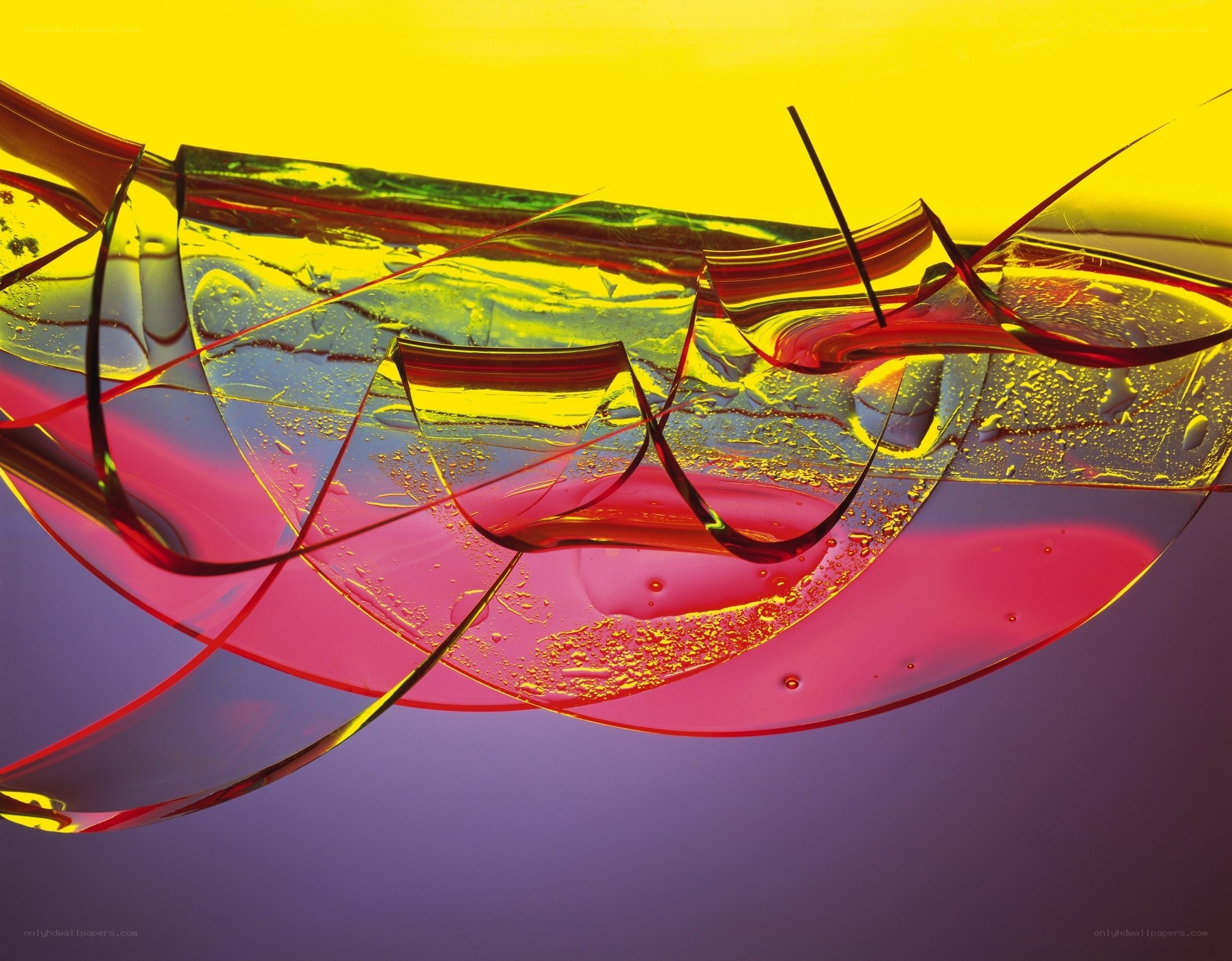Abstract liquid art with vibrant colors