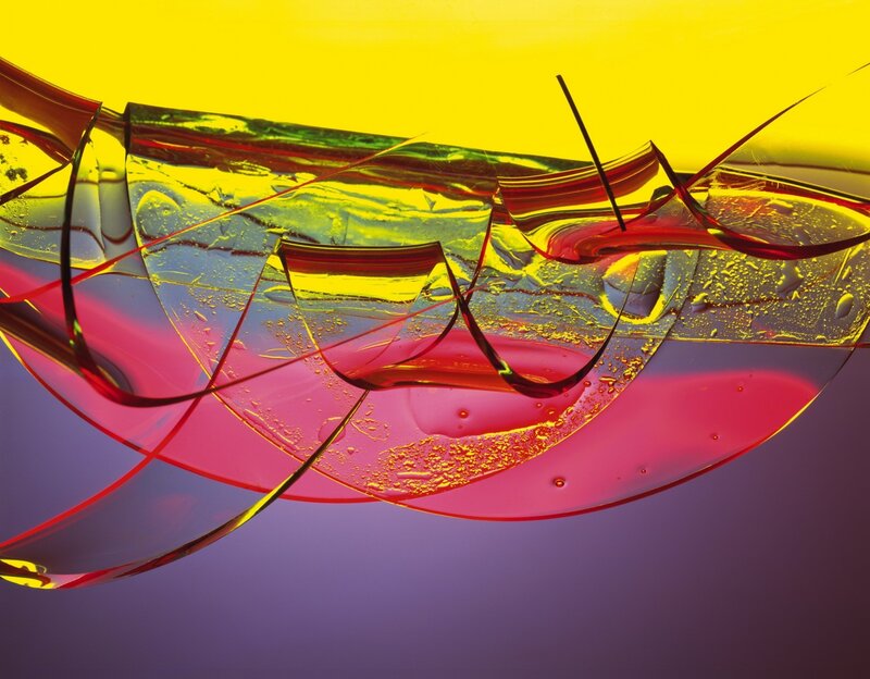 Abstract Liquid Forms — Yellow