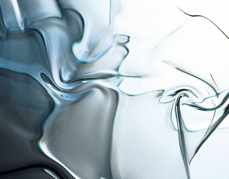 Abstract Liquid Metal — Silver