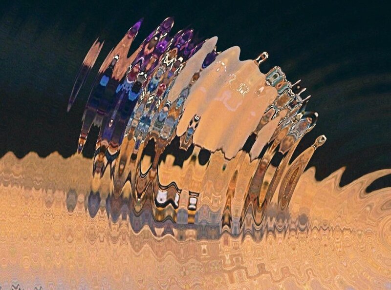 Abstract Liquid Reflection