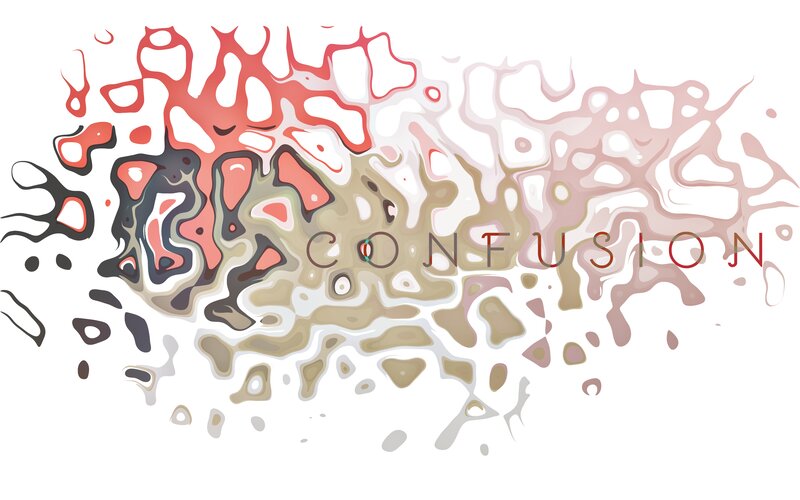 Abstract Liquid Shapes — Red