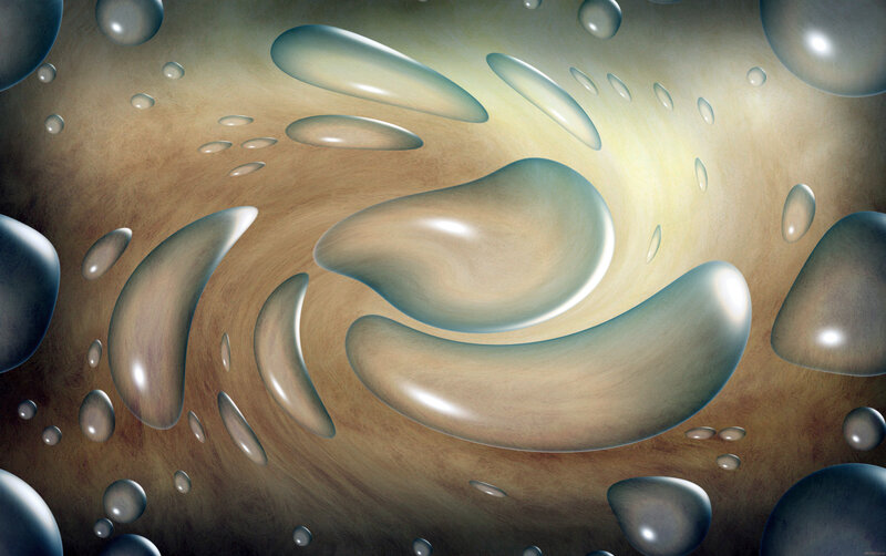 Abstract Liquid Shapes