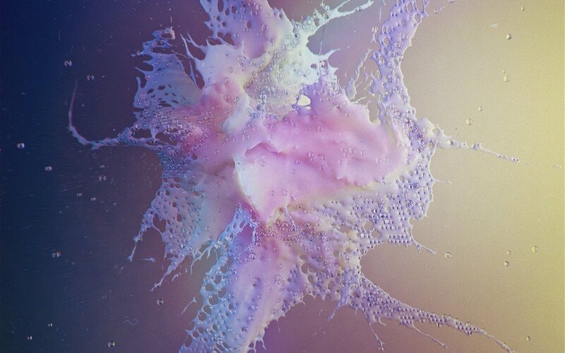 abstract liquid splash pattern