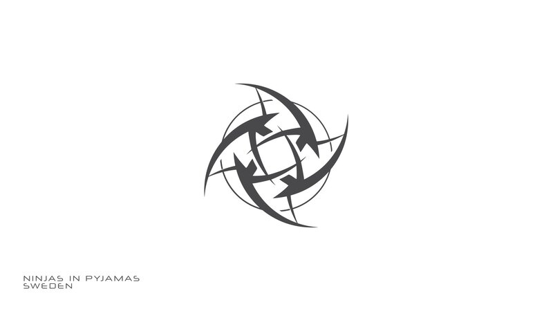 Abstract Logo Design — Black, Minimalist, Vector Art, Text