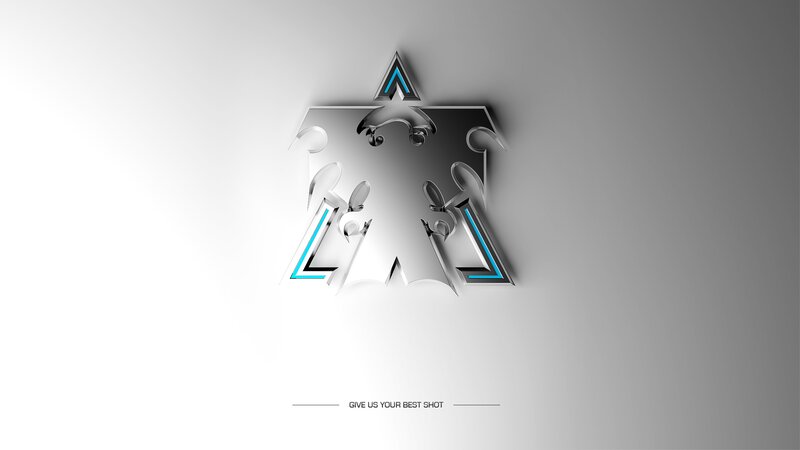 Abstract Logo Design — White