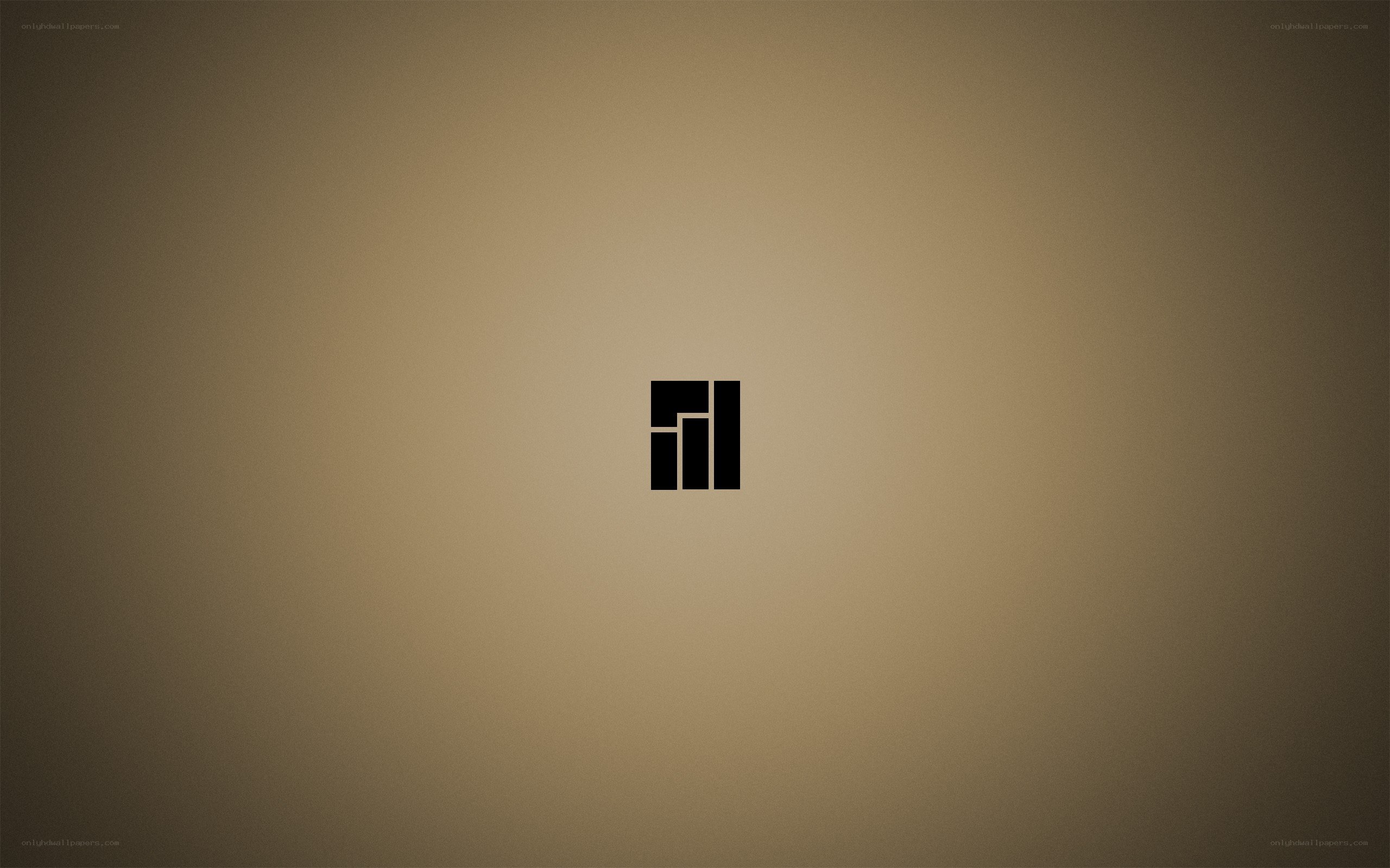abstract logo on gradient background