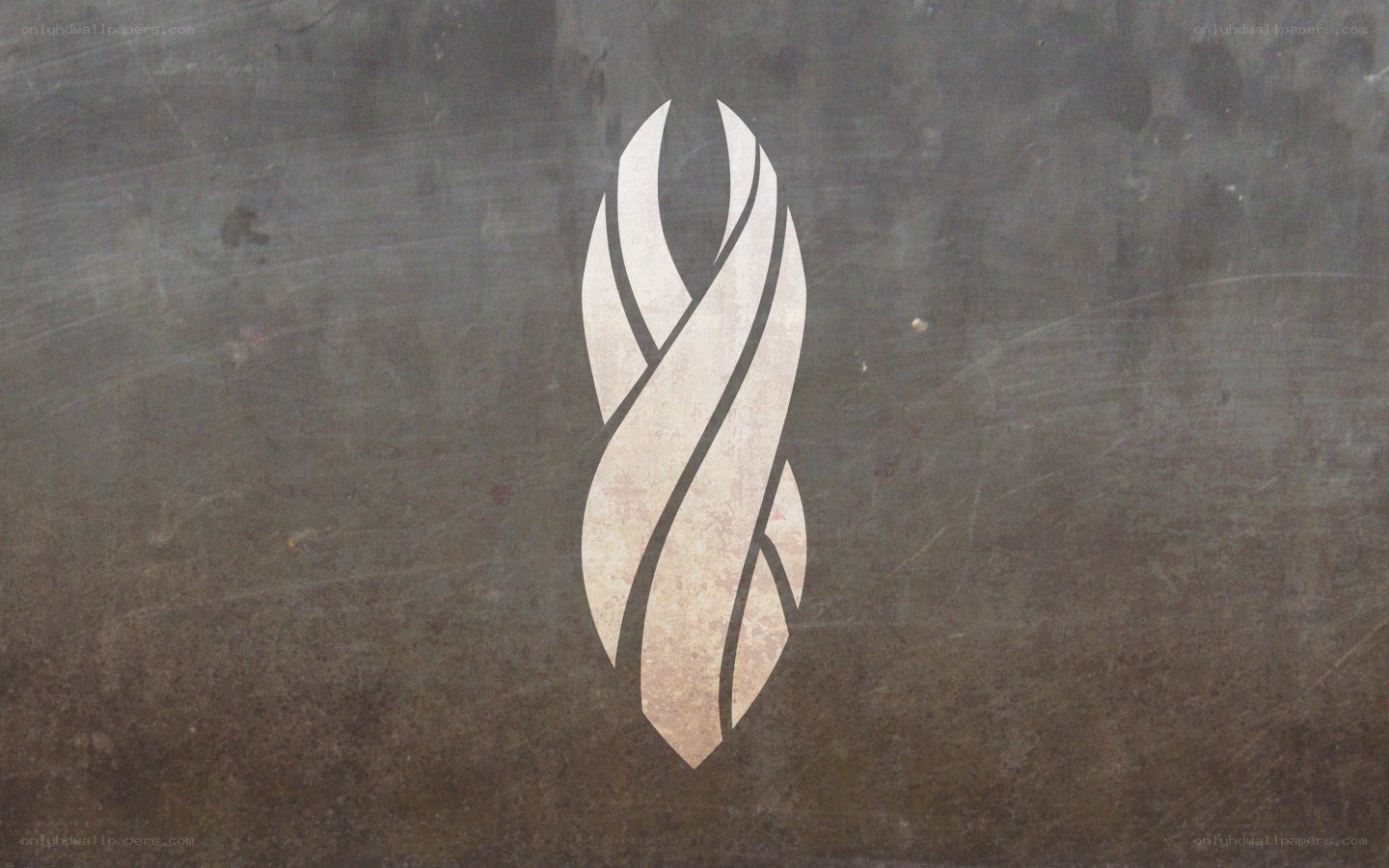 abstract logo on textured background