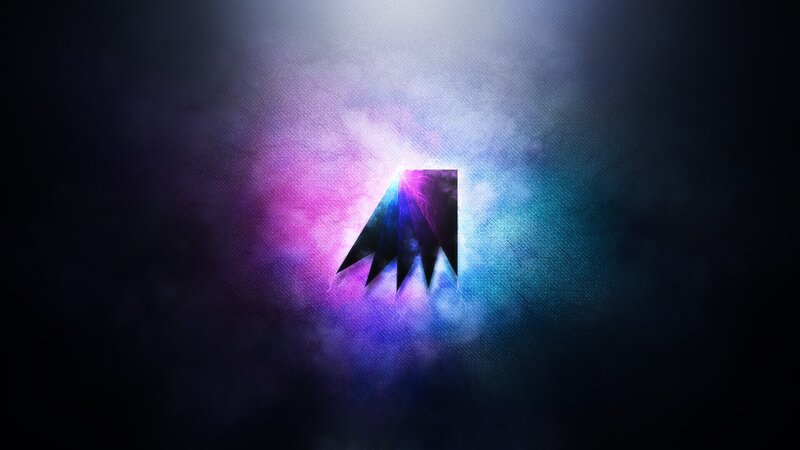 Abstract Logo with Light Rays