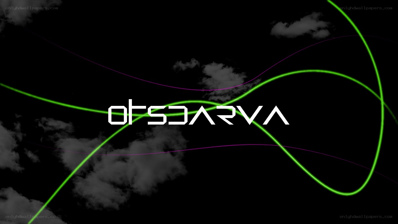 abstract logo with neon lines