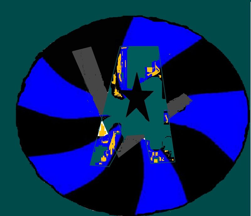 abstract logo with star