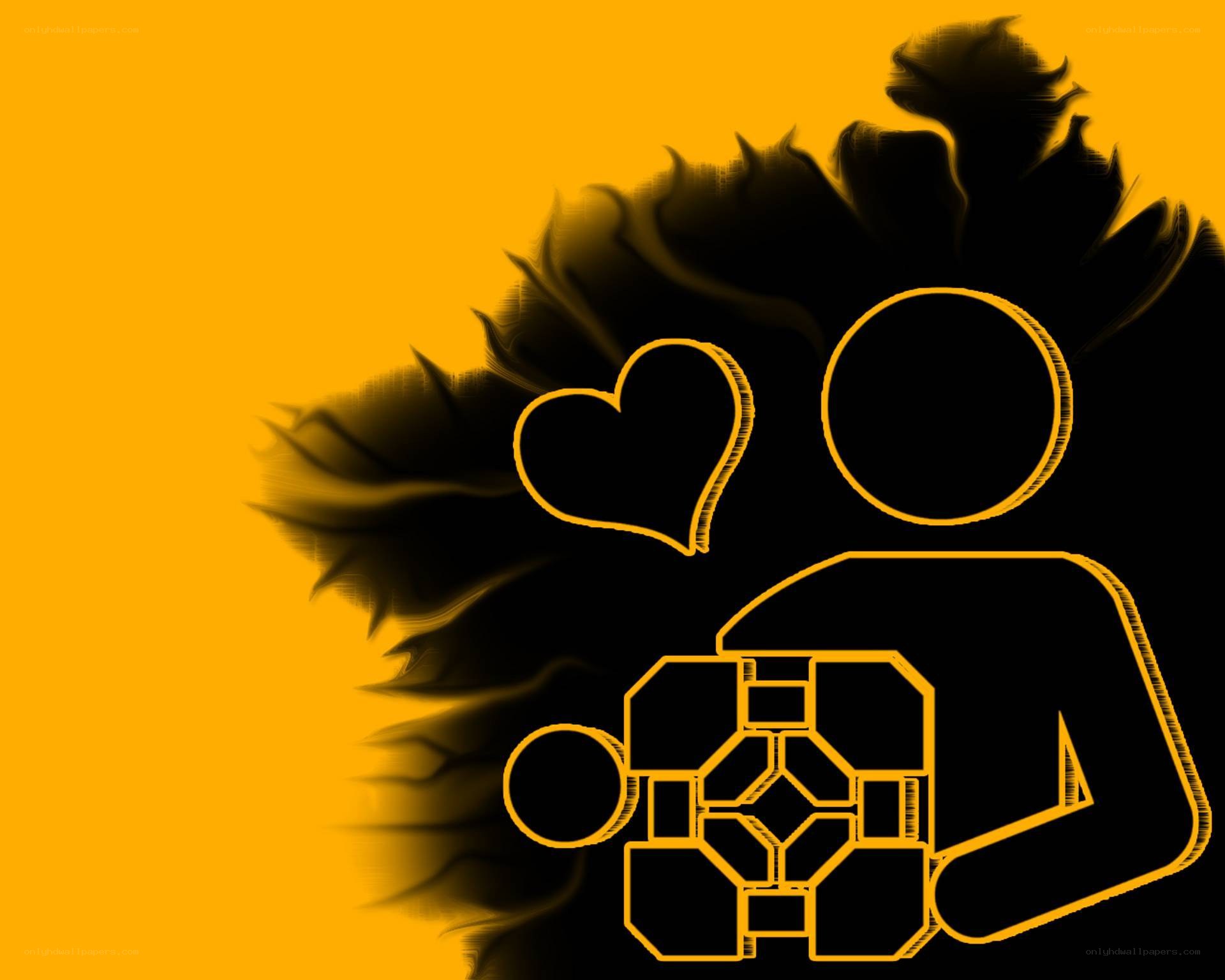 abstract love and connection