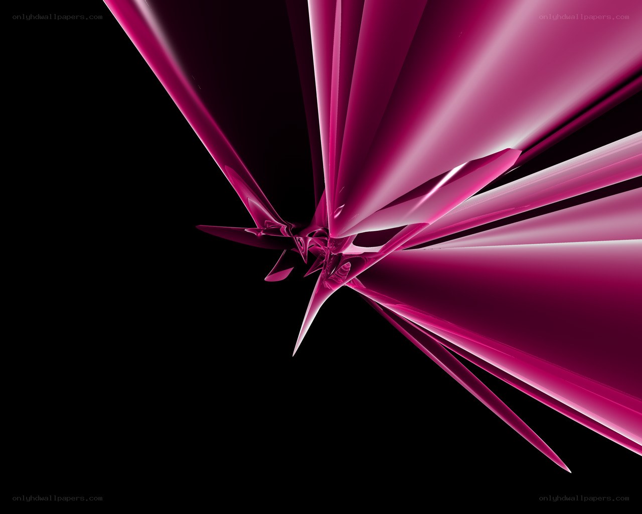 abstract magenta fractal design