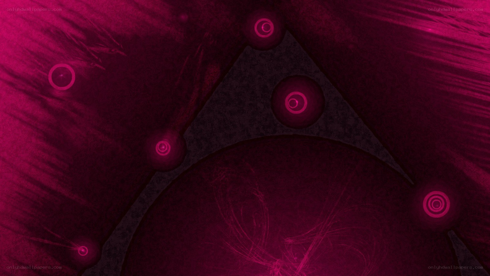 abstract magenta geometric design