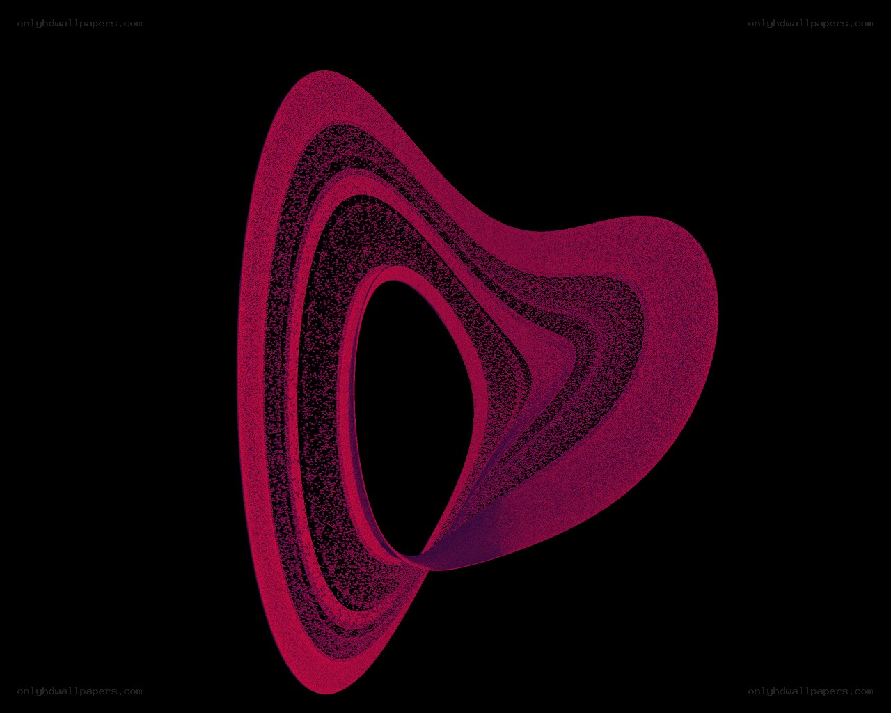 abstract magenta swirl