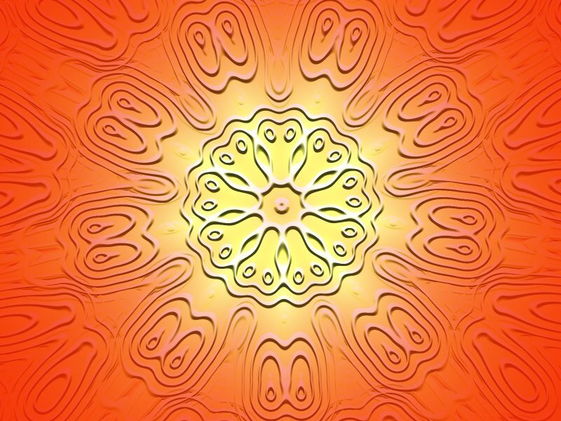 Abstract mandala pattern