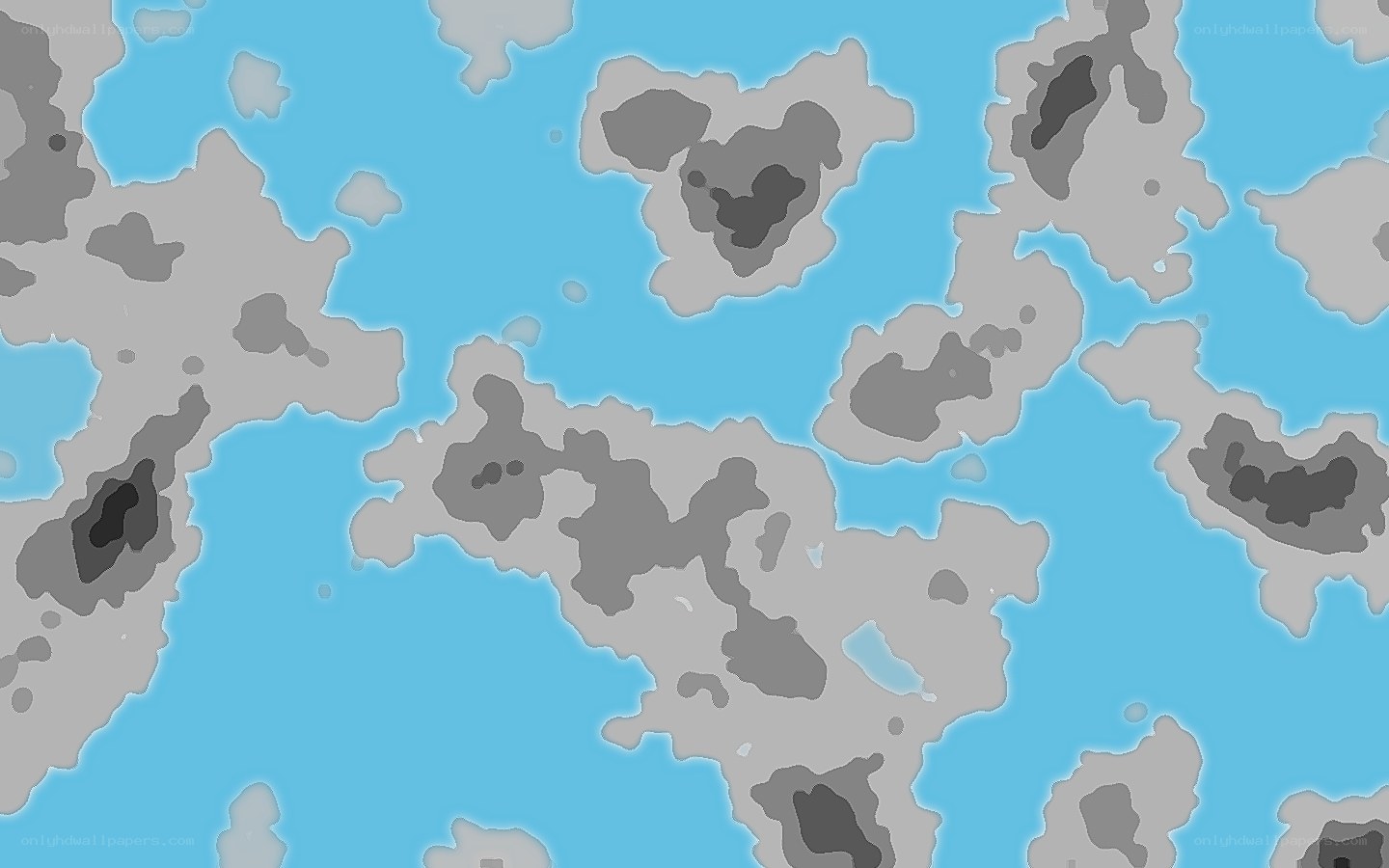 abstract map of islands