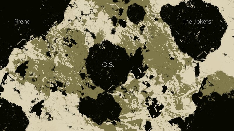 abstract map with text labels