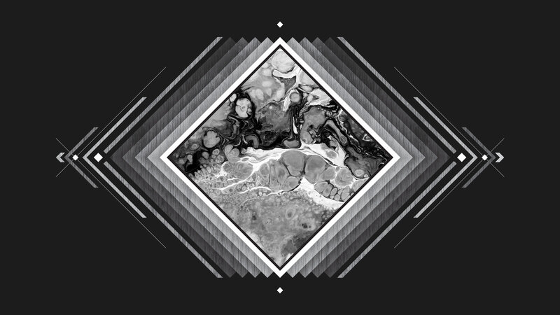 Abstract Marble Pattern — Black