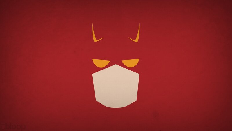 Abstract Mask Design — Red, Dramatic, Minimalist