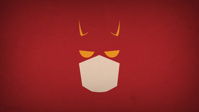 Abstract Mask Design — Red