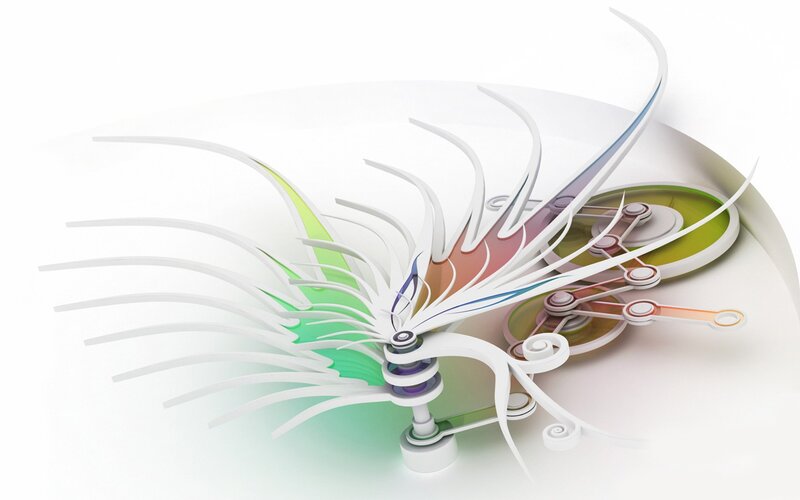 abstract mechanical art