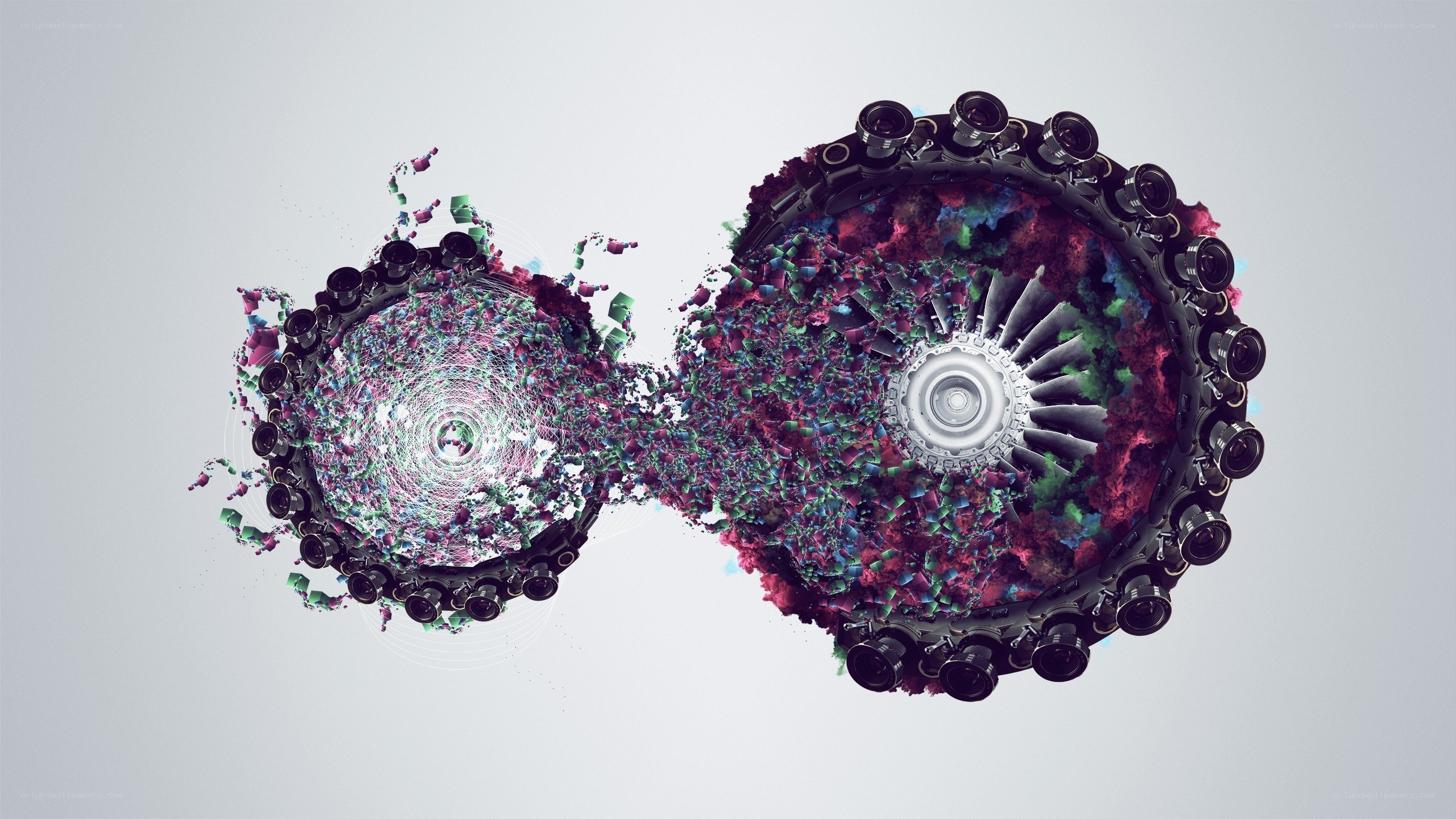 abstract mechanical art