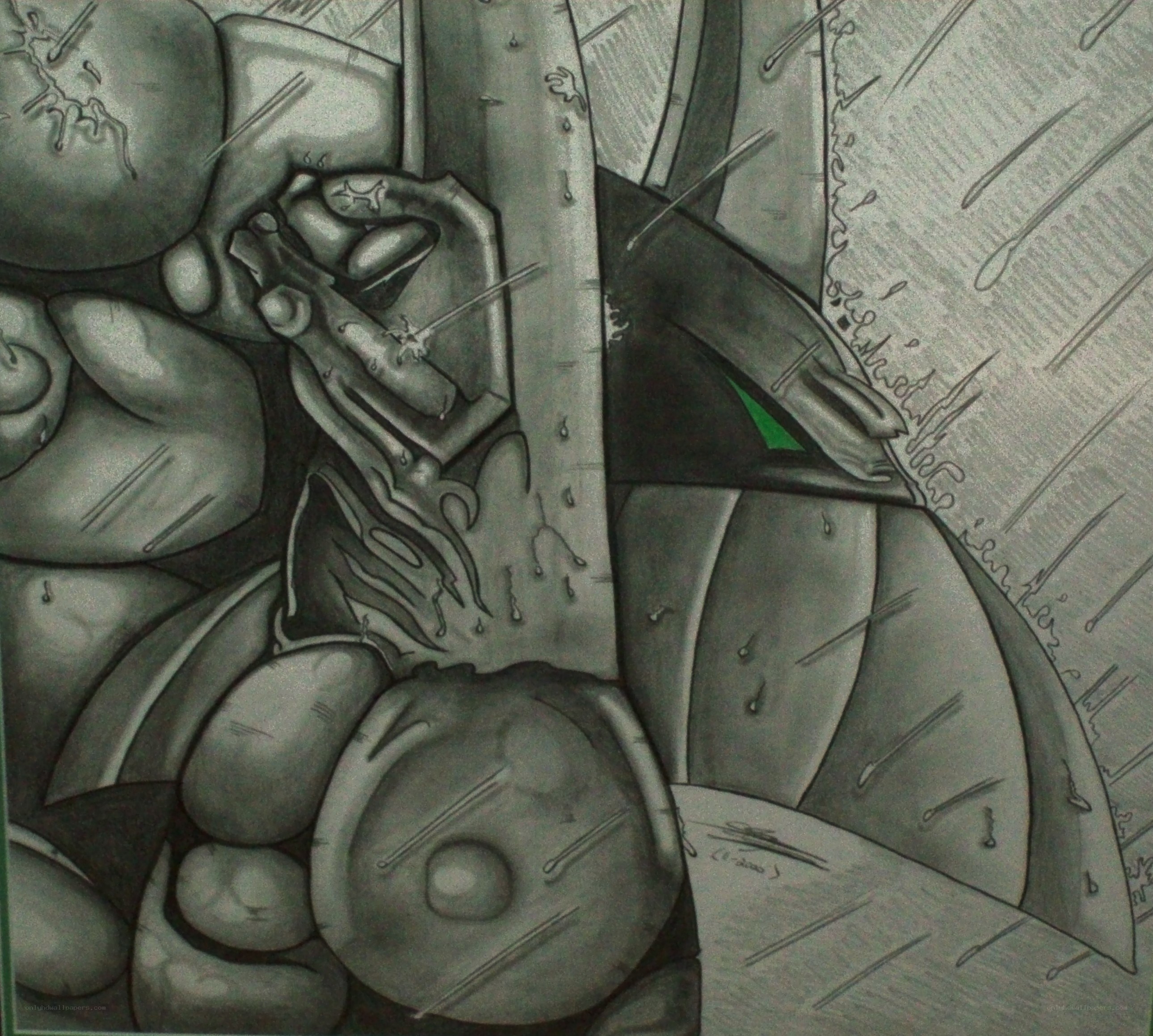 abstract mechanical artwork