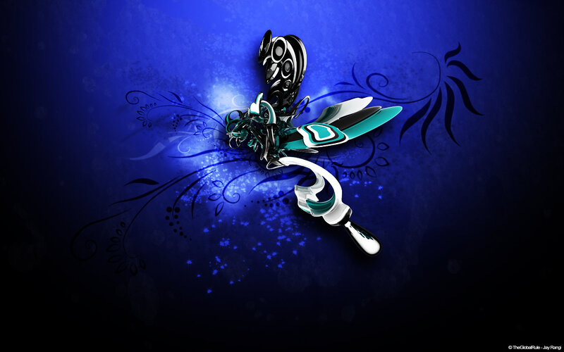 Abstract Mechanical Butterfly
