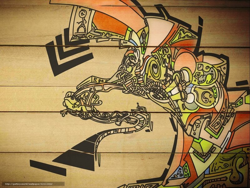 abstract mechanical creature art