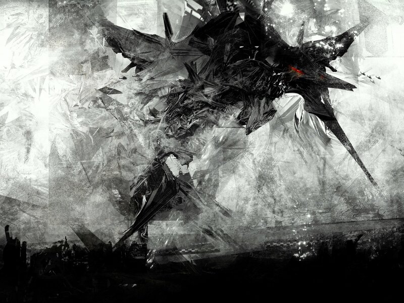 Abstract Mechanical Creature — Black