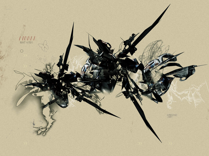 Abstract Mechanical Debris