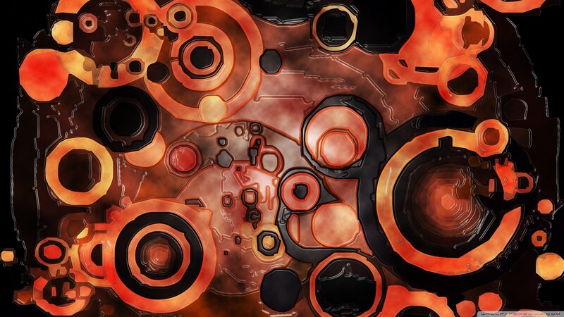 Abstract Mechanical Design — Orange