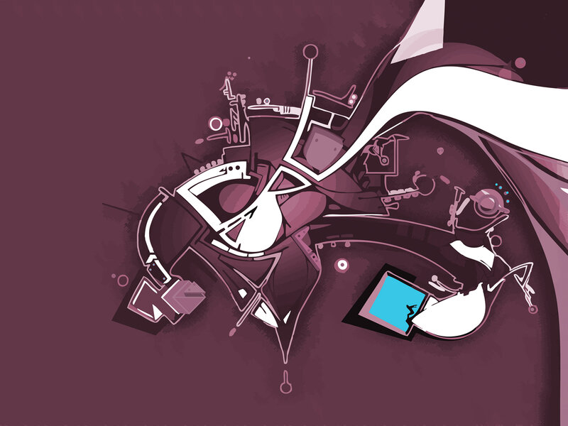 abstract mechanical illustration