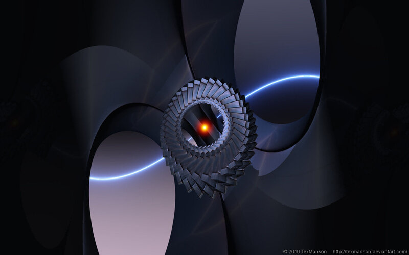 Abstract Mechanical Spiral