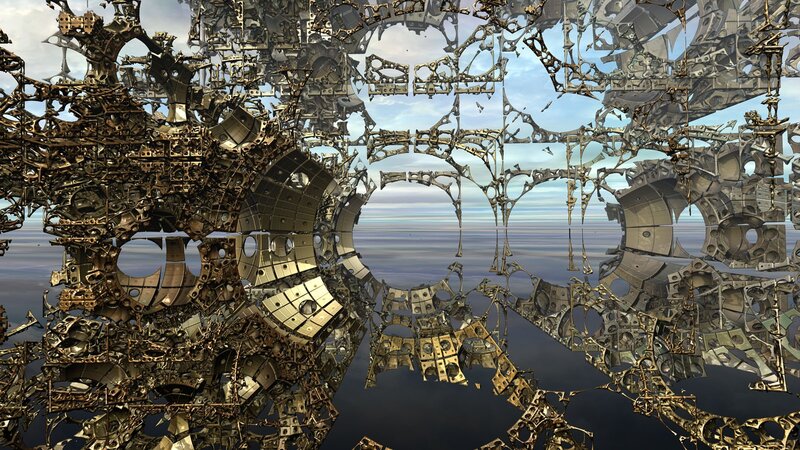 abstract mechanical structure