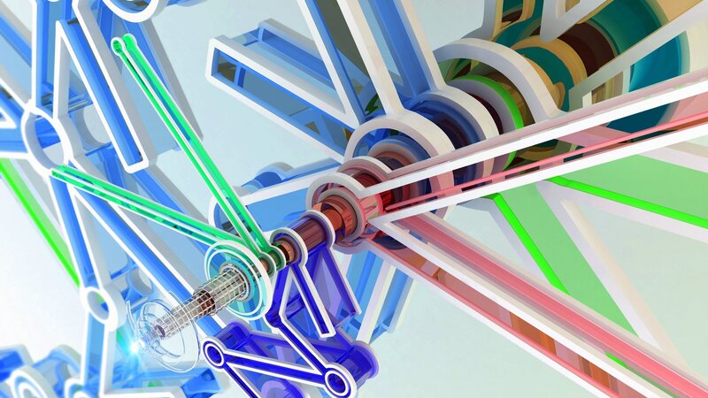 abstract mechanical structure