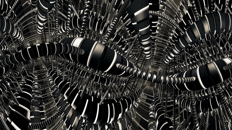 abstract mechanical tunnel
